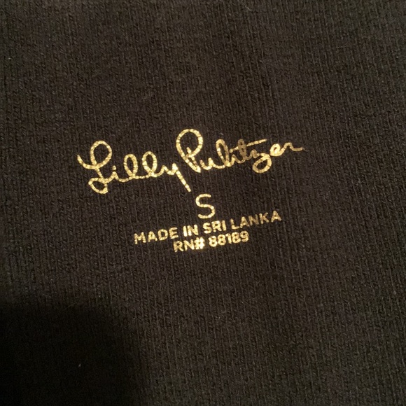 Lilly Pulitzer 28" Mia High-Rise Knit Legging Small Black - Picture 13 of 14